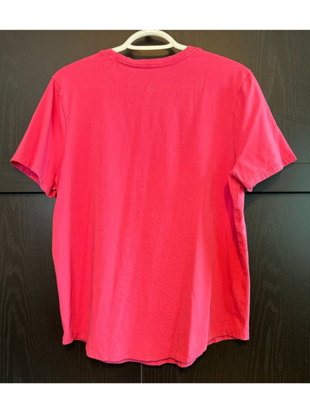 Lululemon Women's Short Sleeve Crew Neck Shirt M/L Pink Athleisure Gym